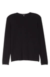 Eileen Fisher Crewneck Tee In Black