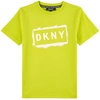 DKNY DKNY YELLOW BRANDED T-SHIRT,D25D71