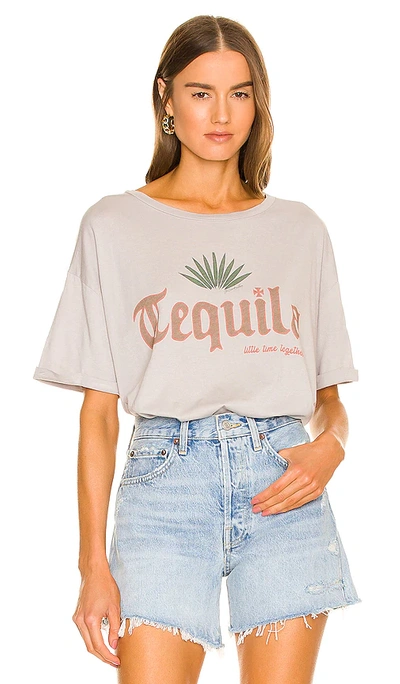 The Laundry Room Tequila Tee In Light Grey