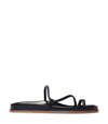 Emme Parsons Bari Naked Toe Ring Sandals In Black