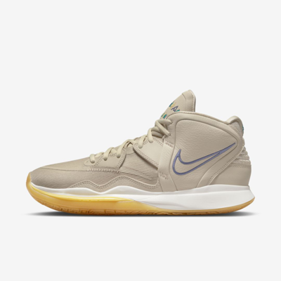 Nike Kyrie Infinity N7 Basketball Shoes In Rattan,wheat,saturn Gold,dark Purple Dust