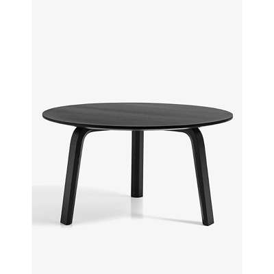 Hay Bella Circular Wooden Coffee Table 60cm X 32cm In Black