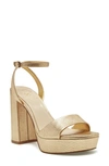 Vince Camuto Women's Pendry Platform Dress Sandals Women's Shoes In Gold
