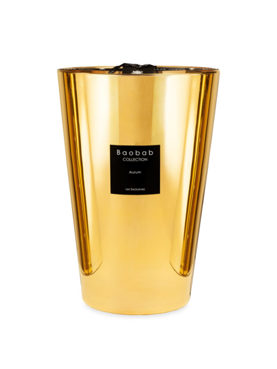 Baobab Collection Les Exclusives Aurum Candle In Gold