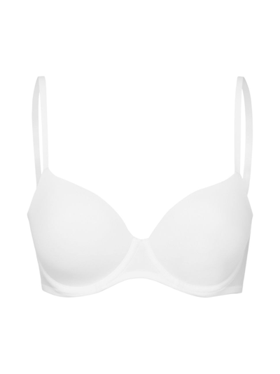 Hanro Cotton Sensation T-shirt Bra In White