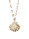 Maison Monik Shella 14k-gold-plated Clamshell Pendant Necklace