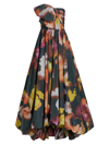 JASON WU COLLECTION WOMEN'S IRIS FLORAL STRAPLESS GOWN