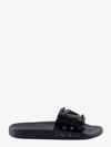 Valentino Vlogo Rubber Slide In Black