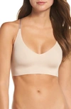 True & Co. True Body Triangle Lace Racerback Bralette In Dulce