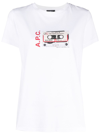 A.p.c. "samy" T-shirt Unisex In White