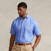 Polo Ralph Lauren Garment-dyed Oxford Shirt In Harbor Island Blue