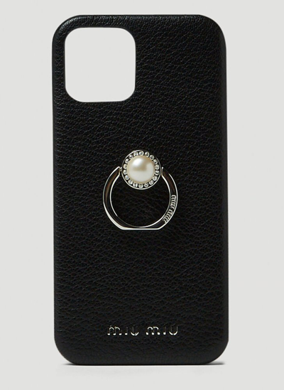 Miu Miu Madras Pearl Ring Iphone 12 Pro Case | ModeSens