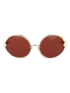 MARNI EYEWEAR MARNI EYEWEAR ROUND FRAME SUNGLASSES