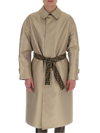 FENDI FENDI FF BELTED TRENCH COAT