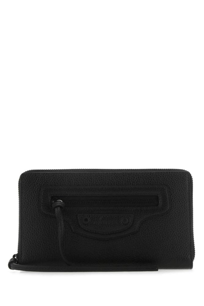 balenciaga classic continental wallet