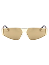 MOSCHINO EYEWEAR MOSCHINO EYEWEAR GEOMETRIC FRAME SUNGLASSES