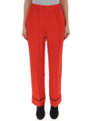 GANNI GANNI POKLA DOT PRINT TROUSERS