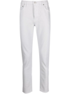 Haikure Fitted Buttoned Jeans In Weiss