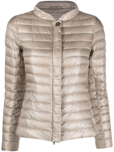 Herno Ultralight Puffer Jacket In Beige