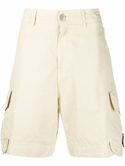 Stone Island Shadow Project Shadow Project Cargo Shorts In Cream