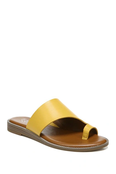 Franco Sarto Gem Sandal In Smr Yellow Leather