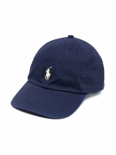 Ralph Lauren Kids' Polo Pony Baseball Cap In Blue