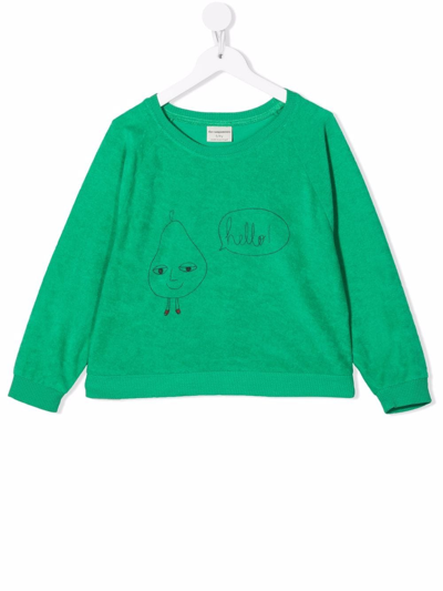 The Campamento Kids' Graphic-print Sweatshirt In Green