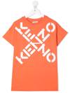 KENZO LOGO-PRINT SHORT-SLEEVED T-SHIRT DRESS
