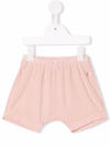 Teddy & Minou Elasticated-waist Cotton Shorts In Pink
