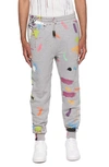 ELEVENPARIS PAINT SPLATTER COTTON JOGGERS