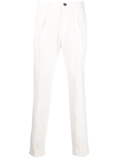 Incotex Pleat-front Chino Trousers In Neutrals