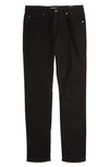 Billy Reid Moleskin Slim Fit Five Pocket Pants In Black Walnut