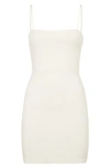 Fendi Embellished Cutout Stretch-knit Mini Dress In White