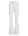 Veronica Beard Beverley High-rise Flared Jeans In White