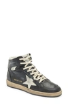 Golden Goose Black High-top Lace-up Sneakers In Black/ White