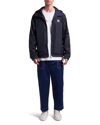 Moncler Hattab Logo-patch Nylon Hooded Jacket In Dark Blue