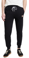 Maison Kitsuné Maison Kitsune Jogger Pants With Tricolour Fox In Black