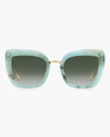 Isabel Marant 53mm Gradient Cat Eye Sunglasses In Green