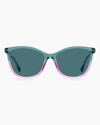 Isabel Marant Gradient Round Sunglasses In Teal Blue