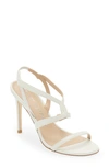 Stuart Weitzman Soiree 100 Sandal In White