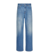 VALENTINO RELAXED PATCH-DETAIL JEANS