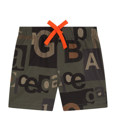 Dolce & Gabbana Babies' Kids Logo Print Shorts In Multi