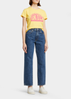 Mother The Lil Goodie Goodie Cotton Graphic Tee In Psychedeli