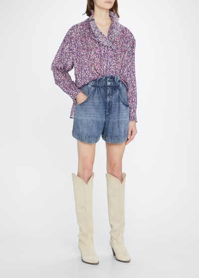 Isabel marant paper bag shorts sale