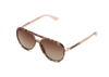 Quay High Profile In White,brown  Polarized