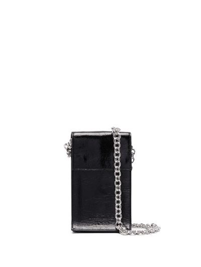 Martine Rose Utility Phone-case Crossbody Bag In Schwarz