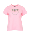 Pinko Women's Pink Other Materials T-shirt