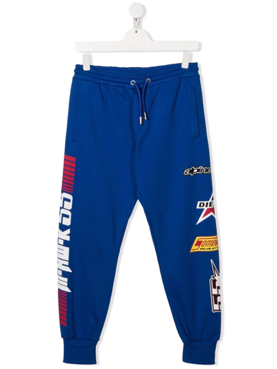Diesel Teen Boys Alpinestars Sweatpants In Blu