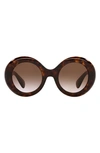 OLIVER PEOPLES DEJEANNE 50MM ROUND SUNGLASSES