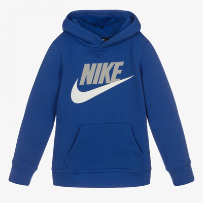 Nike Kids' Boys Blue Logo Hoodie